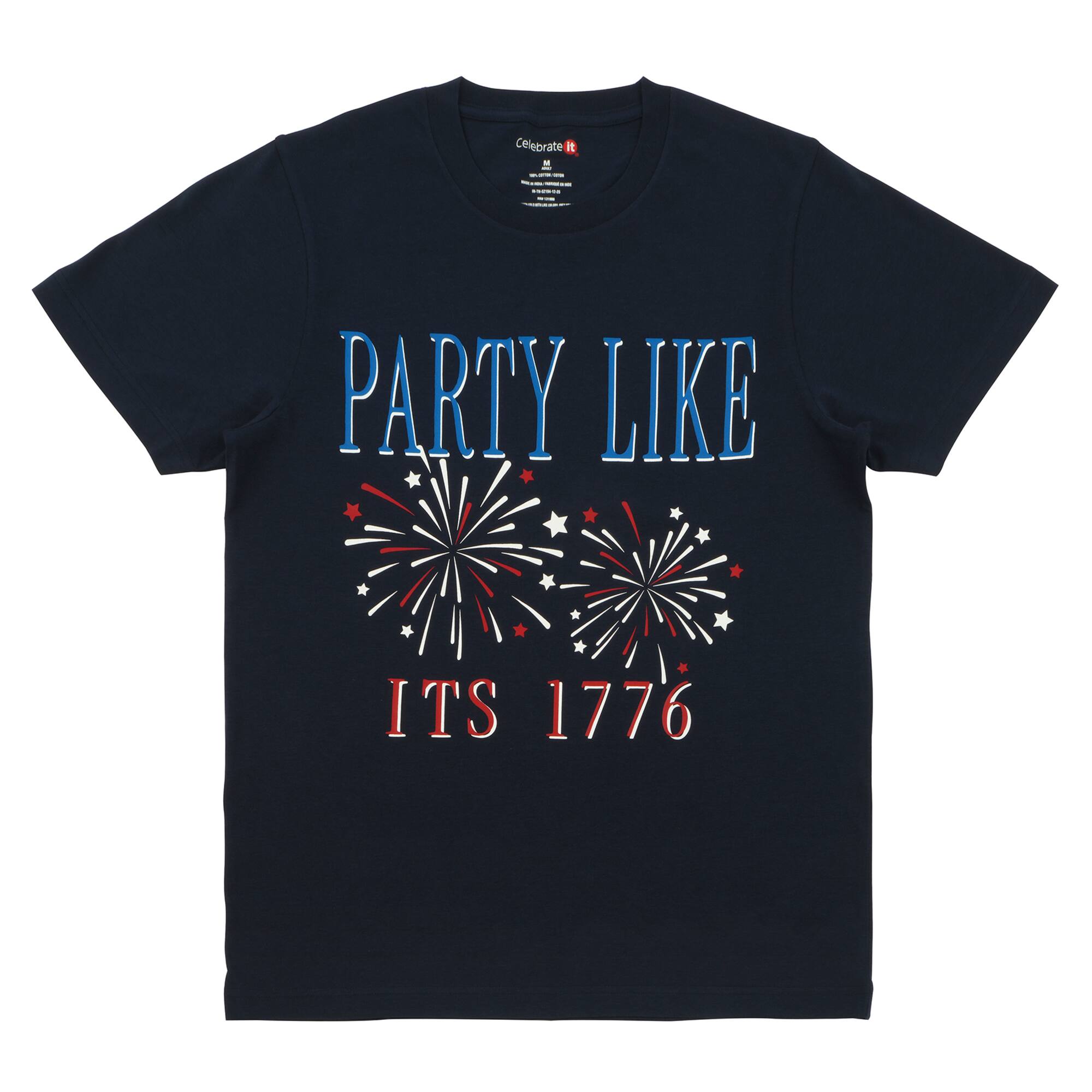 Party Like Its 1776 Short Sleeve Adult T-Shirt by Celebrate It